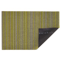 Chilewich 36 in. W X 60 in. L Yellow Stripe PVC Vinyl Rug