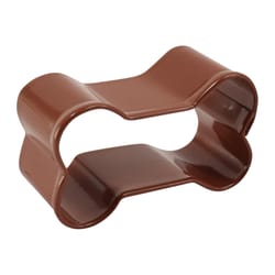 R&M International Corp International Corp 1 in. W X 2 in. L Mini Dog Bone Cookie Cutter Brown 1 pc