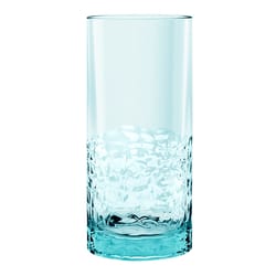 TarHong Cube 15 oz Aqua Acrylic Highball Glass