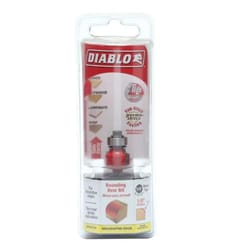 Diablo 3/4 in. D X 1/8 in. X 2-3/16 in. L Carbide Rounding Over Router Bit