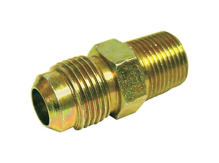 Generic Brass Flare 7/8 OD x 3/4 Male NPT Connector Tube Fitting(Pack of  50)