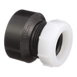 Charlotte Pipe 1-1/2 in. MPT X 1-1/4 in. D Spigot ABS Trap Adapter