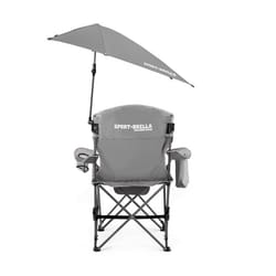Sport-Brella 3-Position Gray Recliner Beach Chair