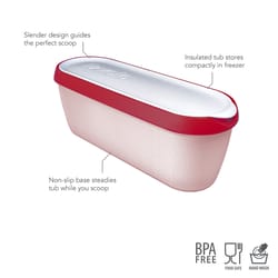 Tovolo Cayenne Plastic Ice Cream Tub 48 oz