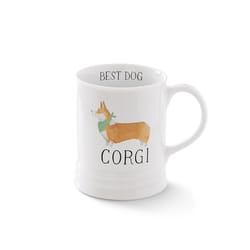 Pet Shop by Fringe Studio Julianna Swaney 12 fl. oz. White BPA Free Corgi Mug