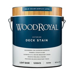 Ace Wood Royal Solid Tintable Flat Tint Base Light Base Acrylic Latex Deck Stain 1 gal
