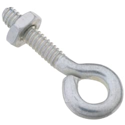 National Hardware 3/16 in. X 1-1/2 in. L Zinc-Plated Steel Eyebolt Nut Included