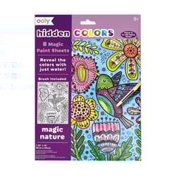 OOLY Hidden Colors Magic Nature Magic Paint Sheets 9 pc
