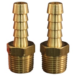 Milton Brass Air Hose End 3/8 in. MPT 2 pc