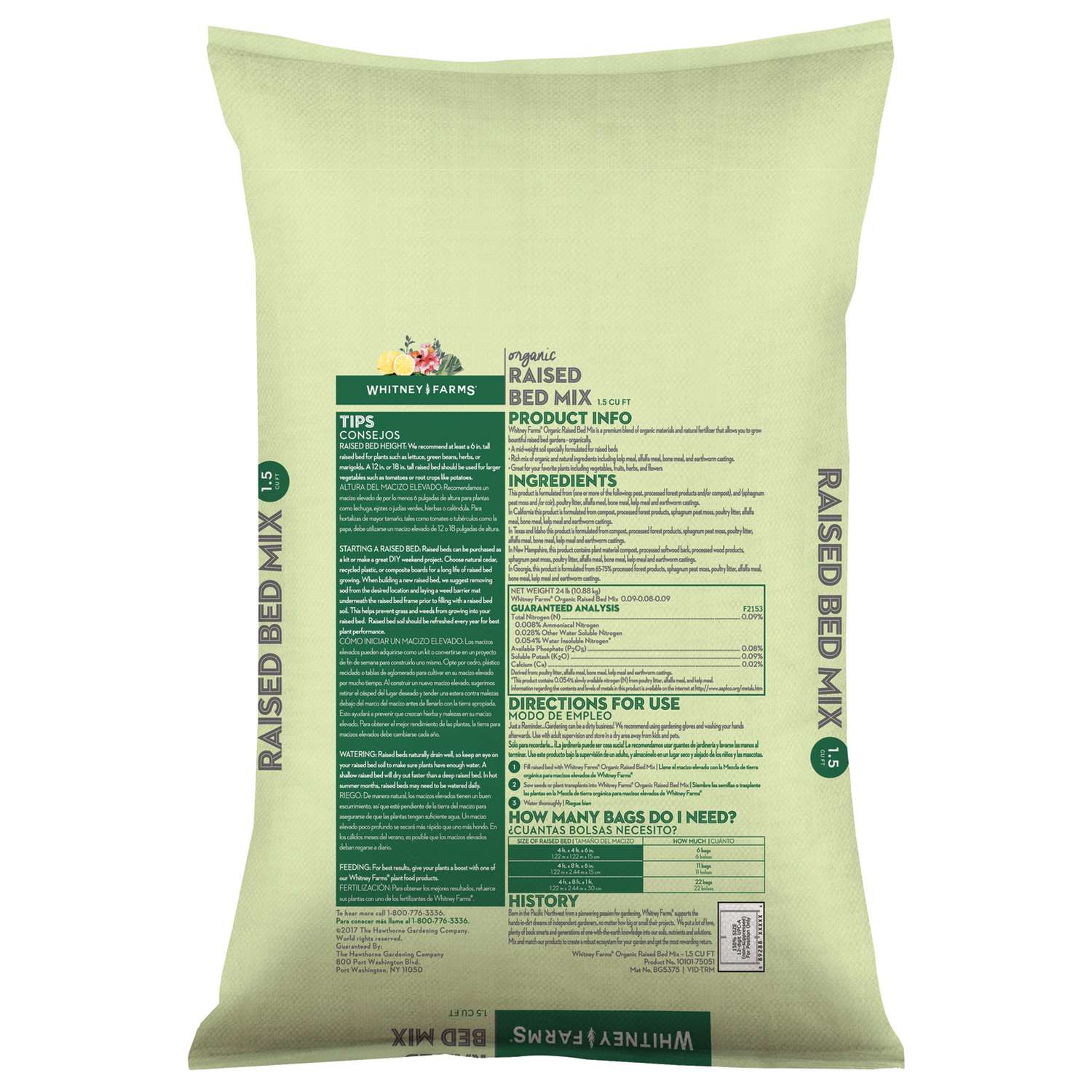 Whitney Farms Organic Garden Soil 1.5 cu. ft. Ace Hardware