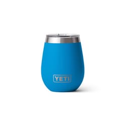 YETI Rambler 10 oz Big Wave Blue BPA Free Vacuum Insulated Wine Tumbler