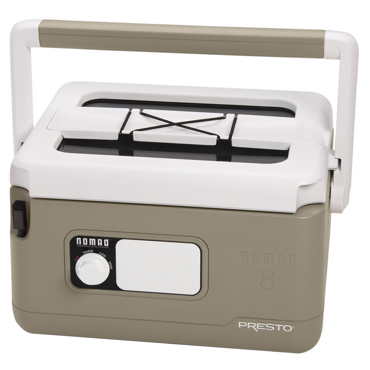 Presto Nomad 8 qt Brown Plastic Slow Cooker Sansujyuku sansujyuku.com