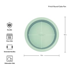 KitchenAid 9 in. Round Cake Pan Pistachio 1 pc