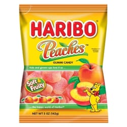 Haribo Peaches Gummi Candy 5 oz