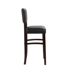 Linon Home Decor Dark Brown Polyurethane Austen Barstool 45.25 in.