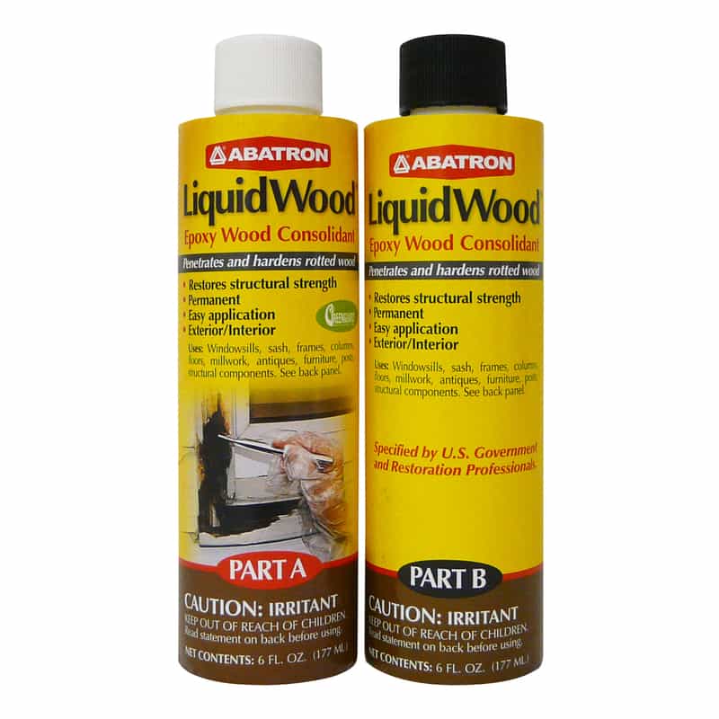Abatron LiquidWood Clear Epoxy Wood Consolidant Kit 12 oz. Ace Hardware