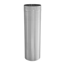 Imperial 6 in. D X 30 in. L Galvanized Steel Furnace Pipe