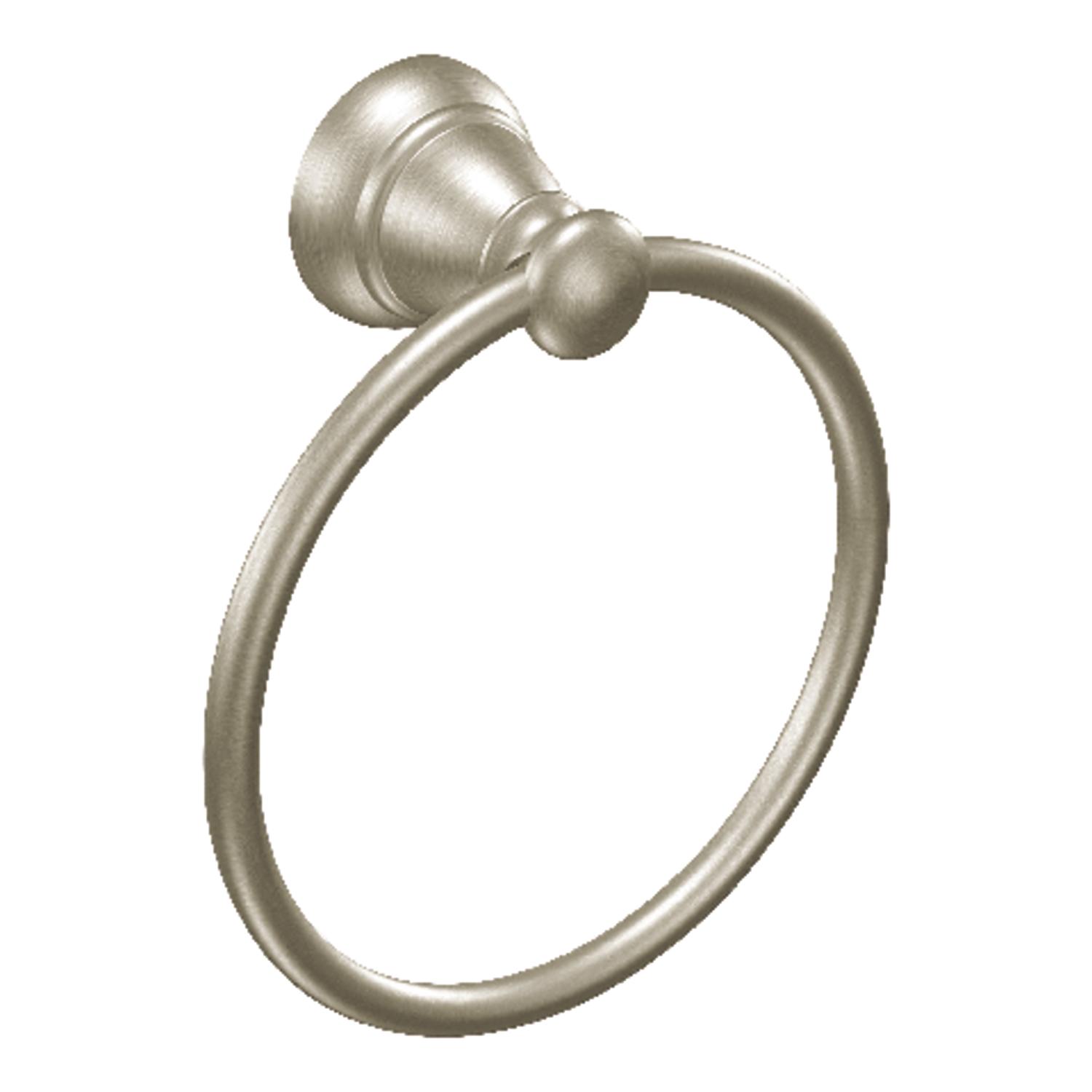 Photos - Other Bathroom Accessories Moen Banbury Brushed Nickel Towel Ring Aluminum Y2686BN 