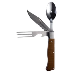 Messermeister Adventure Chef 3.250 in. L Stainless Steel Folding Camp Utensil 1 pc