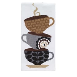 T-Fal Multicolored Cotton Coffee Cups Kitchen Towel 1 pk