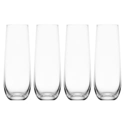 Lifetime Brands Mikasa 9.5 oz Clear Glass Lana Flute Glass