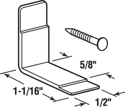 Prime-Line Plastic Center Guide Drawer Guide Side Saddles 1 pk