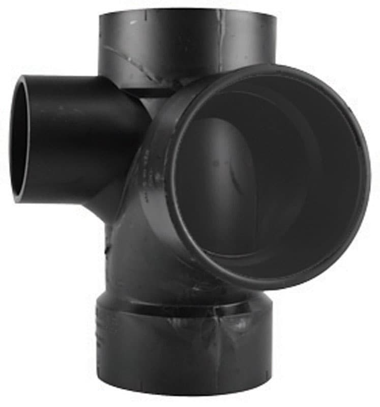 ABS004160800HA Charlotte Pipe 3 in. Hub X 3 in. D Hub ABS Sanitar sku ABS004160800HA