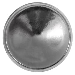 Laurey Modern Standards Round Cabinet Knob 1 in. D Polished Chrome 1 pk