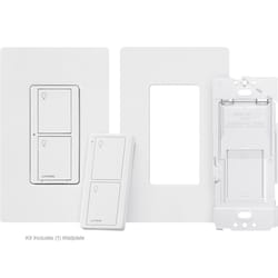 Lutron Caseta 5 amps 3-Way Yes Switch White 1 pk