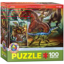 Eurographics Carnivorous Dinosaurs Jigsaw Puzzles Multicolored 100 pc