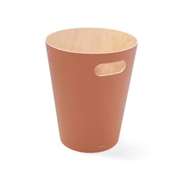 Umbra 2 gal Brown Wood Trash Can