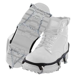 Yaktrax Chains Unisex Rubber/Steel Snow and Ice Traction Black W 10.5+/M 9.5-12.5 Waterproof 1 pair