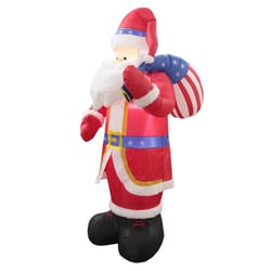 Celebrations LED Patriotic Santa 7 ft. Inflatable