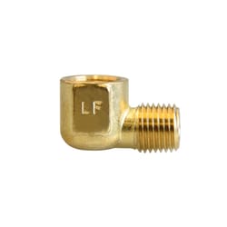 ATC 1/4 in. FPT 1/4 in. D MPT Brass 90 Degree Street Elbow