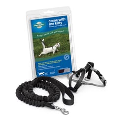 PetSafe Come with me kitty Black Harness & Leash Nylon Cat Leash and Harness Small