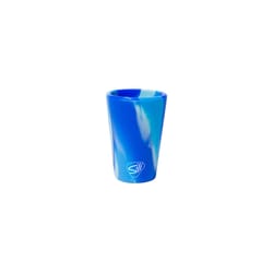 Silipint 1.5 oz Blue Silicone Arctic Sky Shot Glass