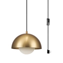 Globe Electric Matte Gold 1 lights Pendant Light