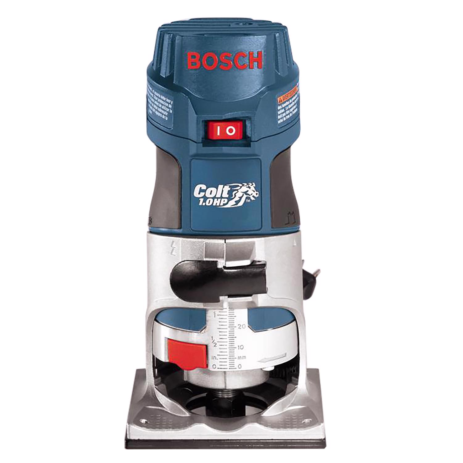 Photos - Router Bosch Colt 5.6 amps 1 HP Corded Palm  Tool Only PR20EVS 