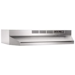 Broan-NuTone 24 in. W Silver Non-Vented Range Hood