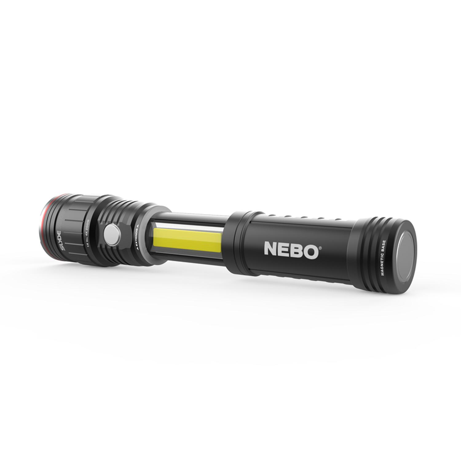NEBO Slyde King 500 lm Black LED Flashlight 18650 Battery