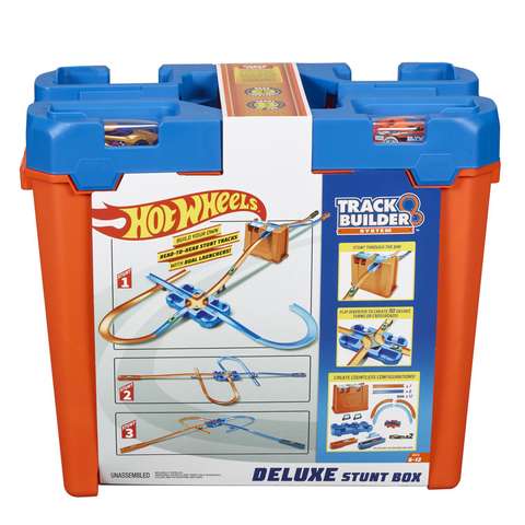 Hot Wheels Track Builder Deluxe Stunt Box Plastic Multicolored - Ace ...