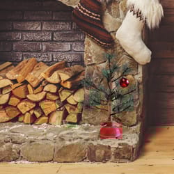 Rednek Multicolored Plunger Christmas Tree 15 in.
