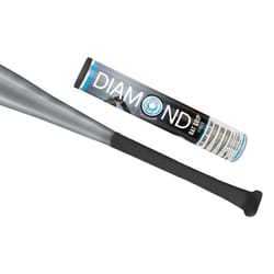 Diamond Series B Black Synthetic Rubber Baseball Bat Grip 1 pk