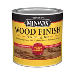 Minwax Wood Finish Semi-Transparent English Chestnut Oil-Based Penetrating Wood Stain 1/2 pt