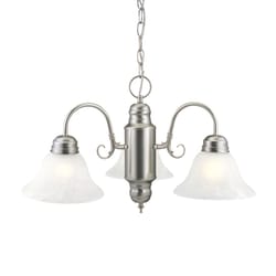 Design House Millbridge Satin Nickel 3 lights Chandelier