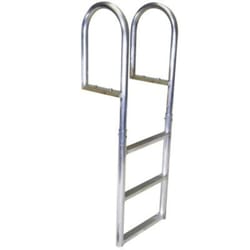 Tommy Docks Silver Aluminum Dock Ladder