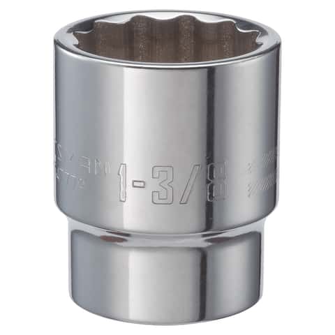 Craftsman SAE 12 Point Standard Socket, 1/2 in. X 3/8 in. Drive