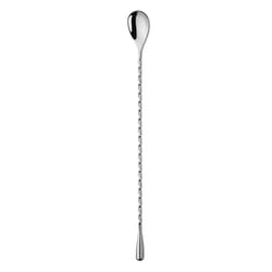 OGGI Silver Stainless Steel Spiral Cocktail Mixing Spoon