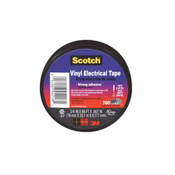 Scotch 3/4 in. W X 66 ft. L Black Vinyl Electrical Tape