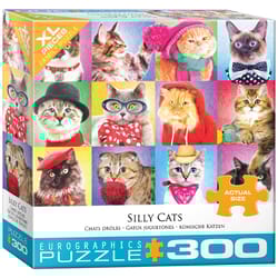 Eurographics Silly Cats Jigsaw Puzzle Multicolored 300 pc